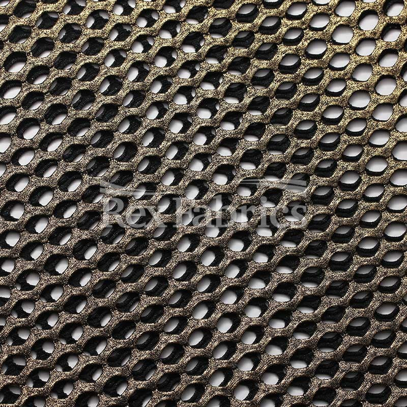 Diamond-Mesh-Foil-Black-Gold