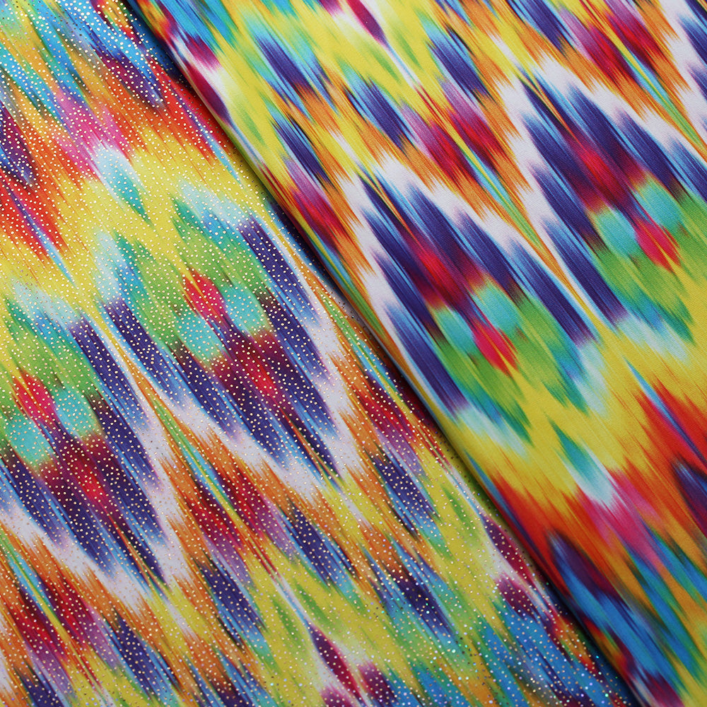 Electric Ikat fabric