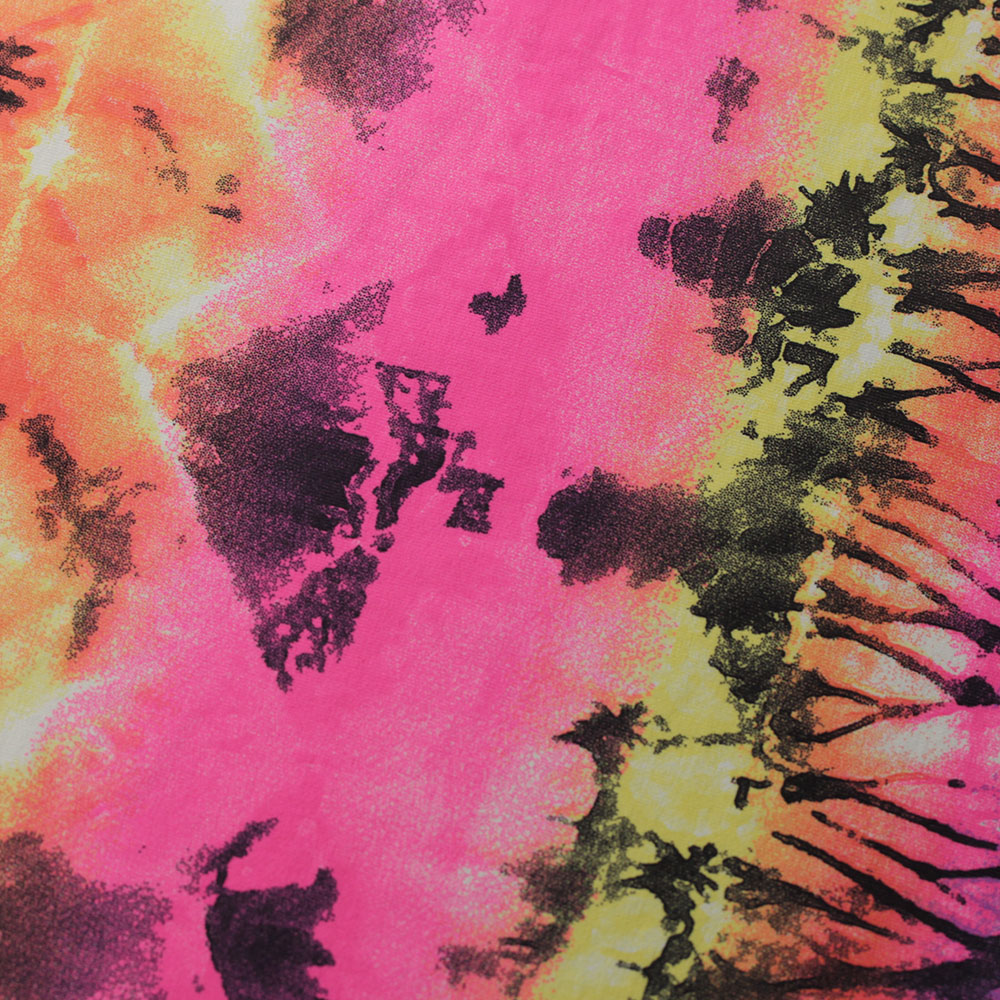 Electric Tie Dye fabric