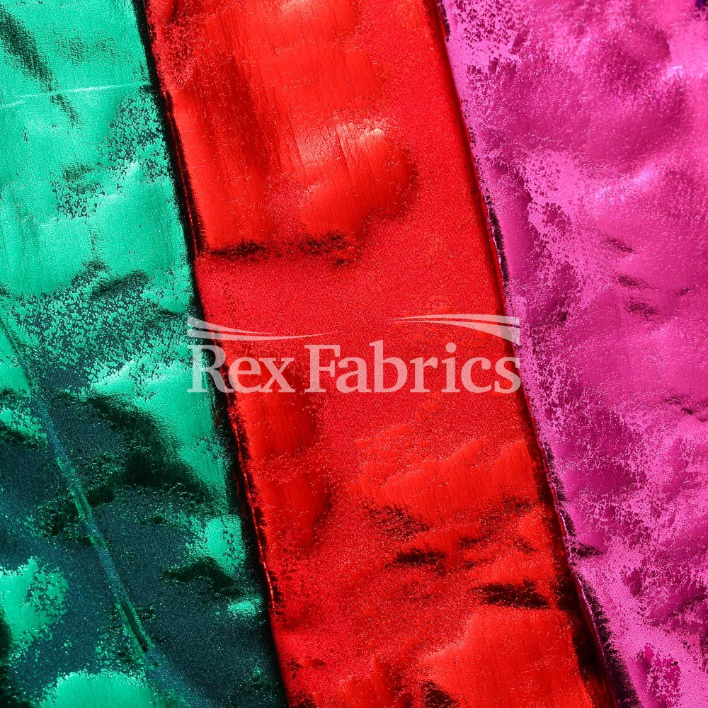 Antique Foil Nylon Spandex Hologram fabric