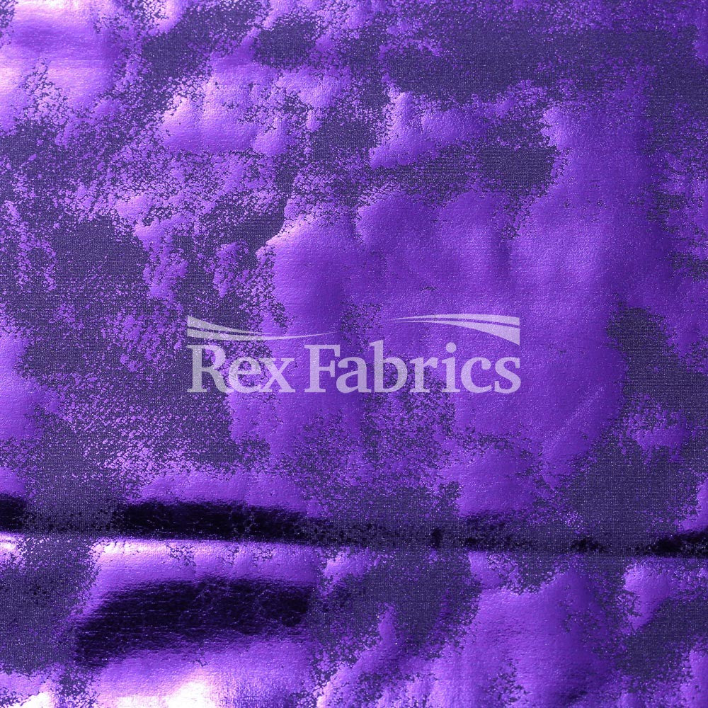 Antique Foil Nylon Spandex Hologram fabric