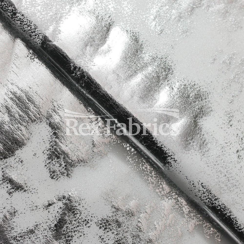 Antique Foil Nylon Spandex Hologram fabric