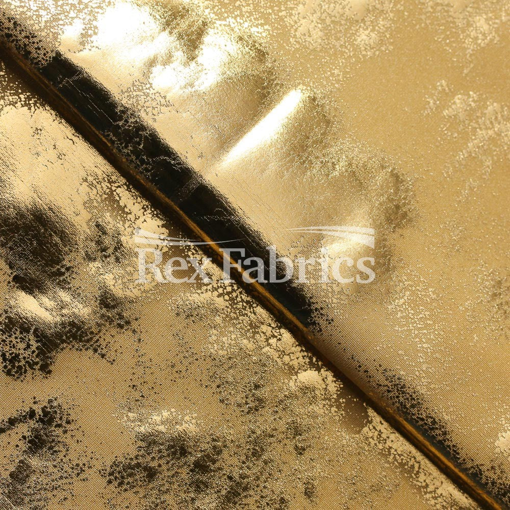 Antique Foil Nylon Spandex Hologram fabric
