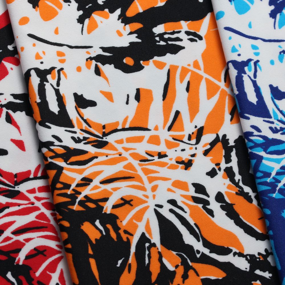 Tropic Fever - 4-Way Stretch Nylon Spandex Print fabric
