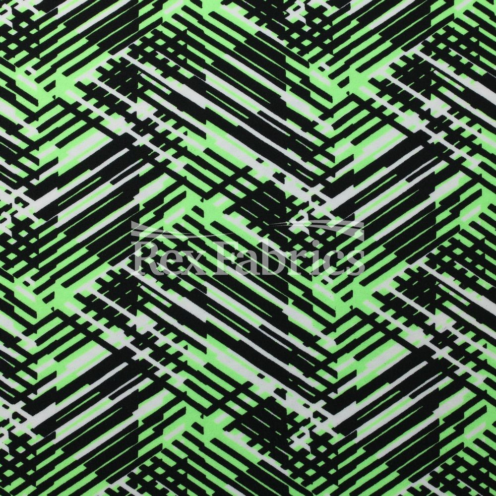 Hyperactive - 4-Way Stretch Nylon Spandex Print fabric