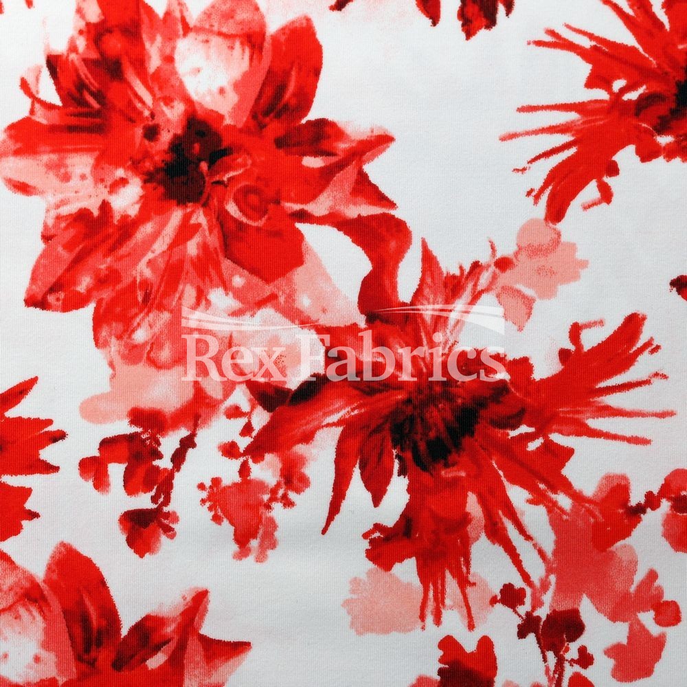 Moulin Rogue - 4-Way Stretch Nylon Spandex Print fabric