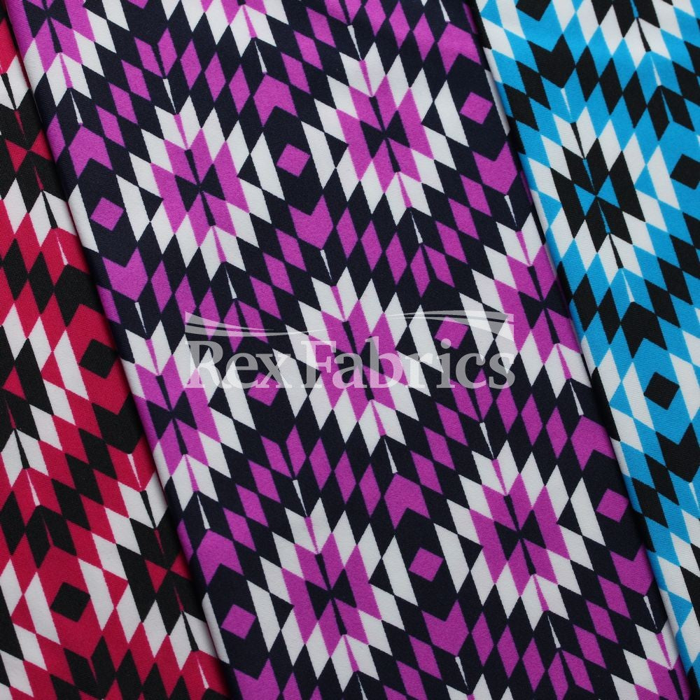 Krystal - 4-Way Stretch Nylon Spandex Print fabric