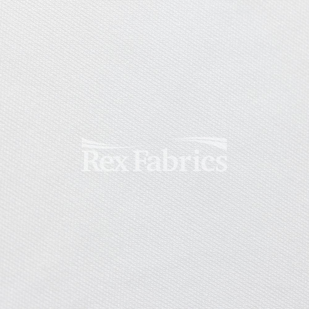 white polyester spandex fabric -Interlock Sport - – Rex Fabrics