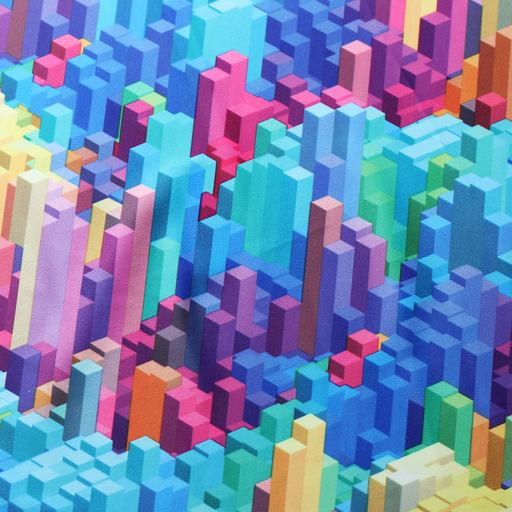 3D Vision Printed Poly Spandex Fabric