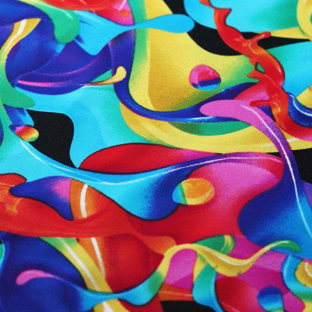 Bubblelicious Printed Nylon Spandex fabric