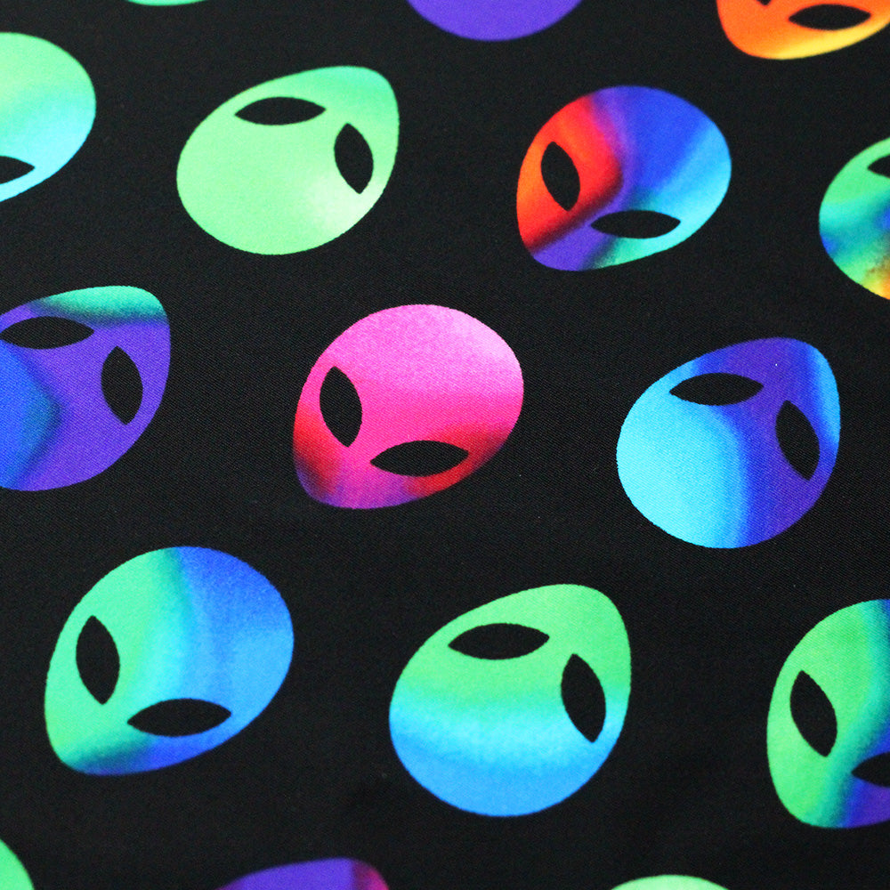 Alien / Multicolor Alien Print Fabric / 4-Way Stretch – Rex Fabrics