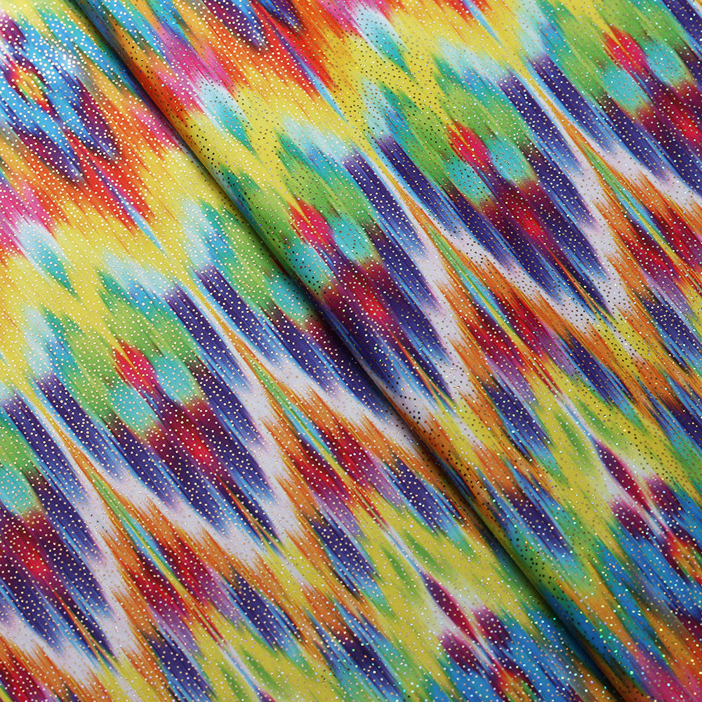 Electric Ikat fabric
