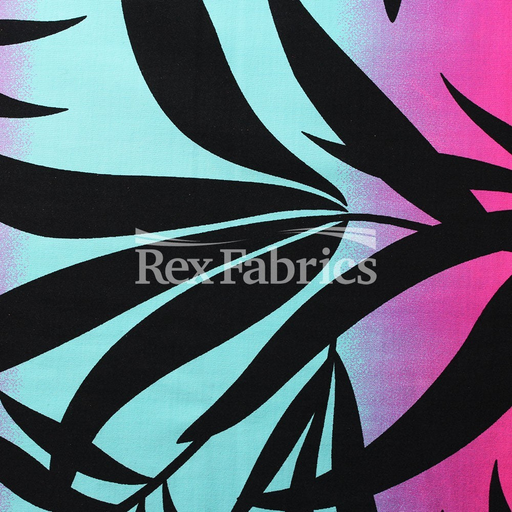 Ombre Paradise - 4-Way Stretch Nylon Spandex Print fabric