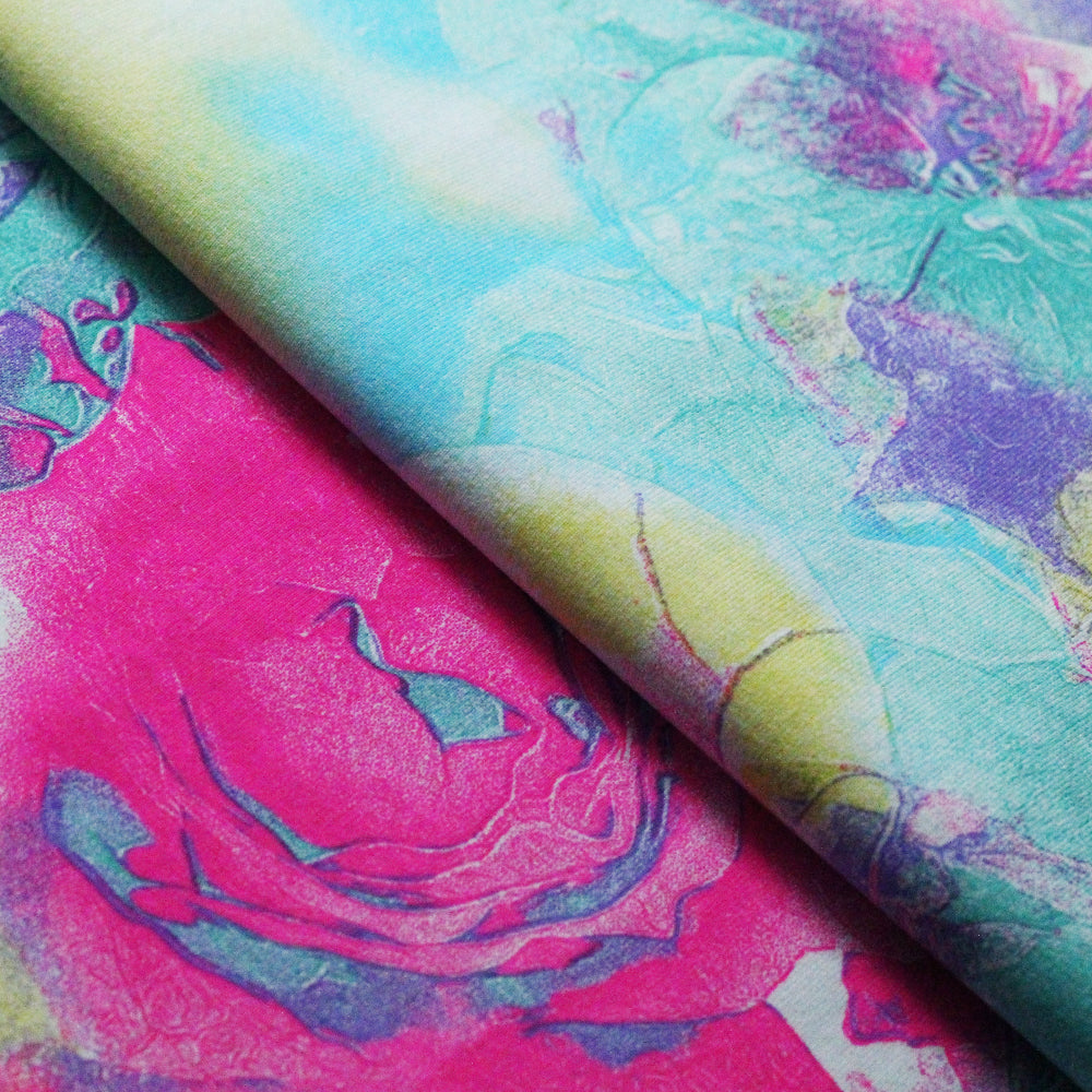 Cool Breeze Printed Nylon Spandex fabric