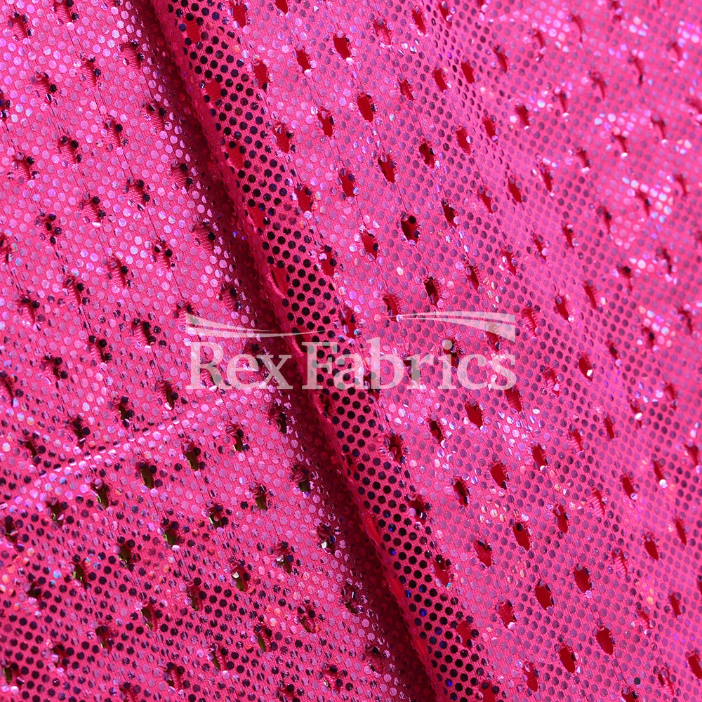 Peep Mesh B'Dazzled - 4-Way Stretch Nylon Spandex fabric