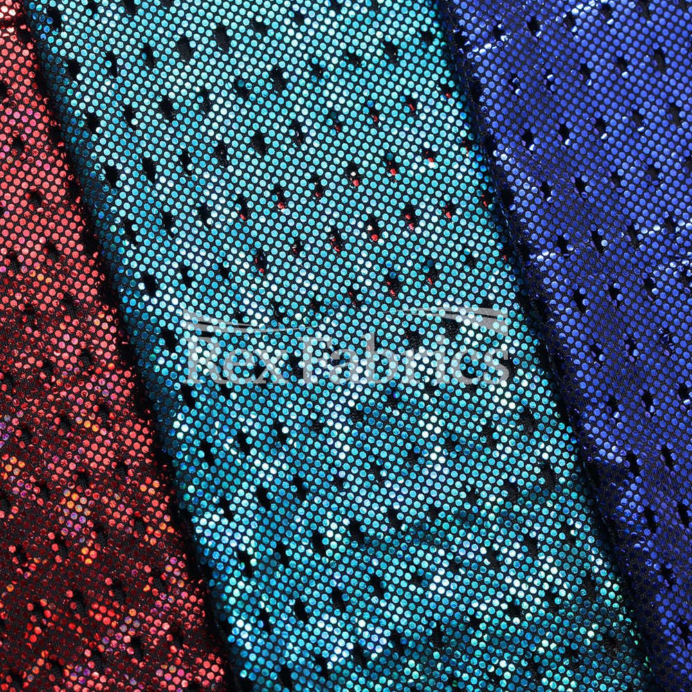 Peep Mesh B'Dazzled - 4-Way Stretch Nylon Spandex fabric