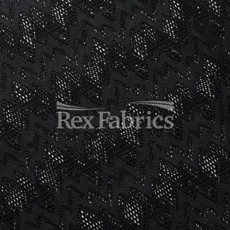 Seismic Lace - 4-Way Stretch Nylon Spandex Lace in 6 Colorways fabric