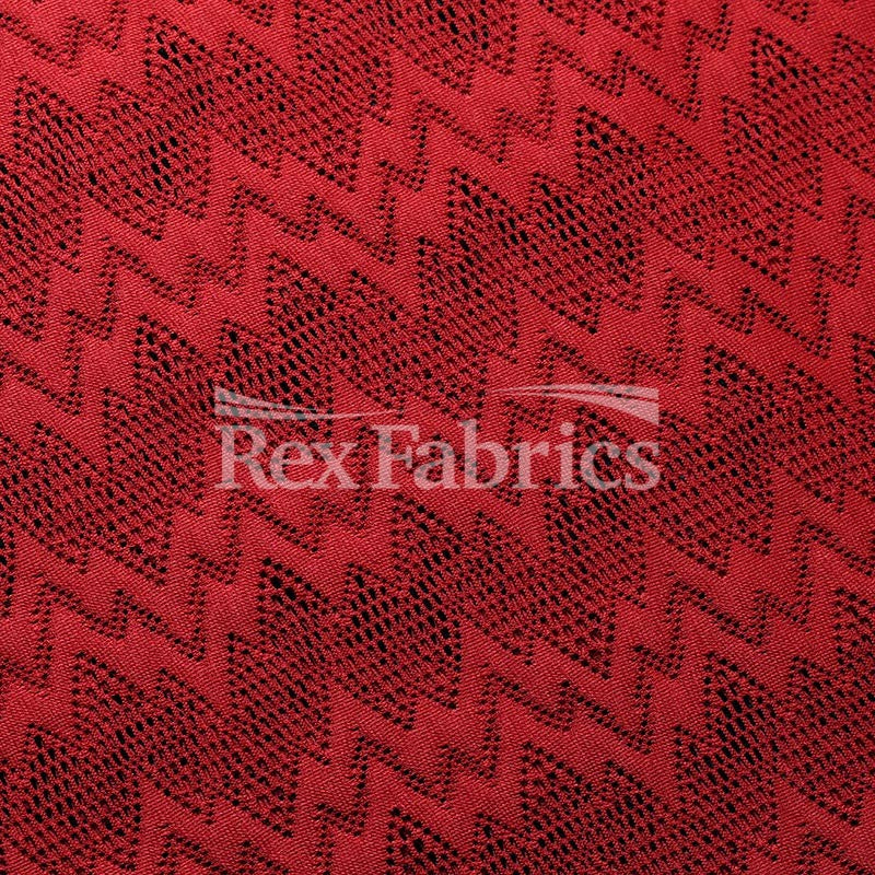 Seismic Lace - 4-Way Stretch Nylon Spandex Lace in 6 Colorways fabric