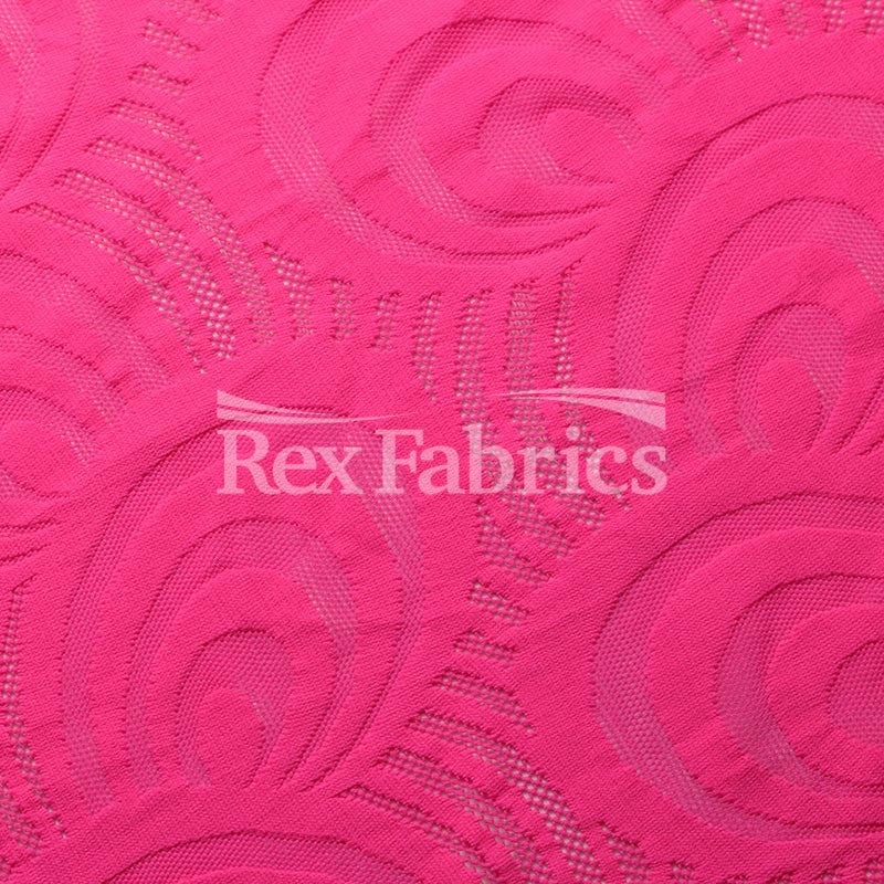 Swirl Lace - 4-Way Stretch Nylon Spandex Lace in 6 Colorways fabric