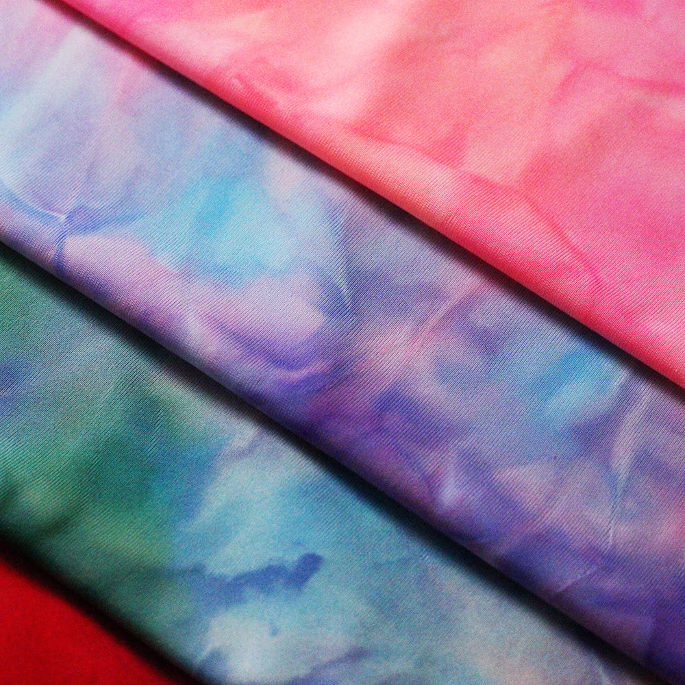 Tie Dye Tricot fabric