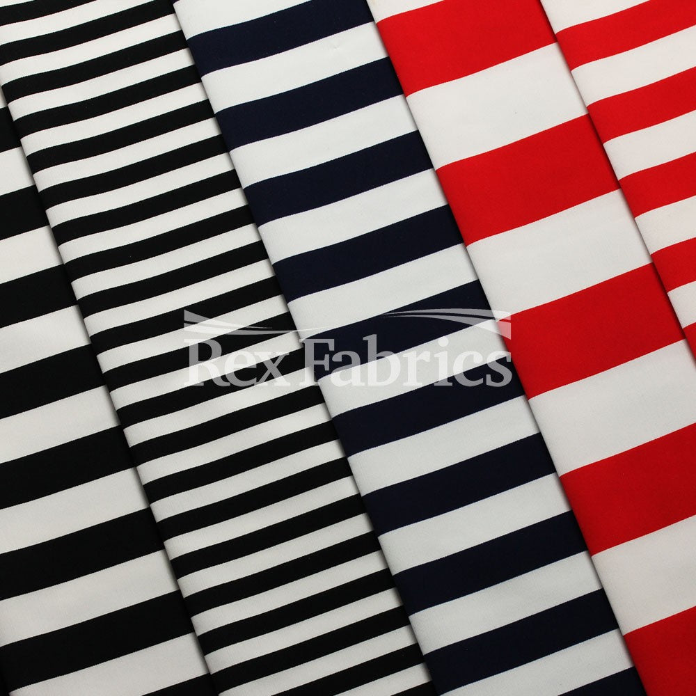 EZ Tricot Stripes - Nylon Spandex Tricot fabric