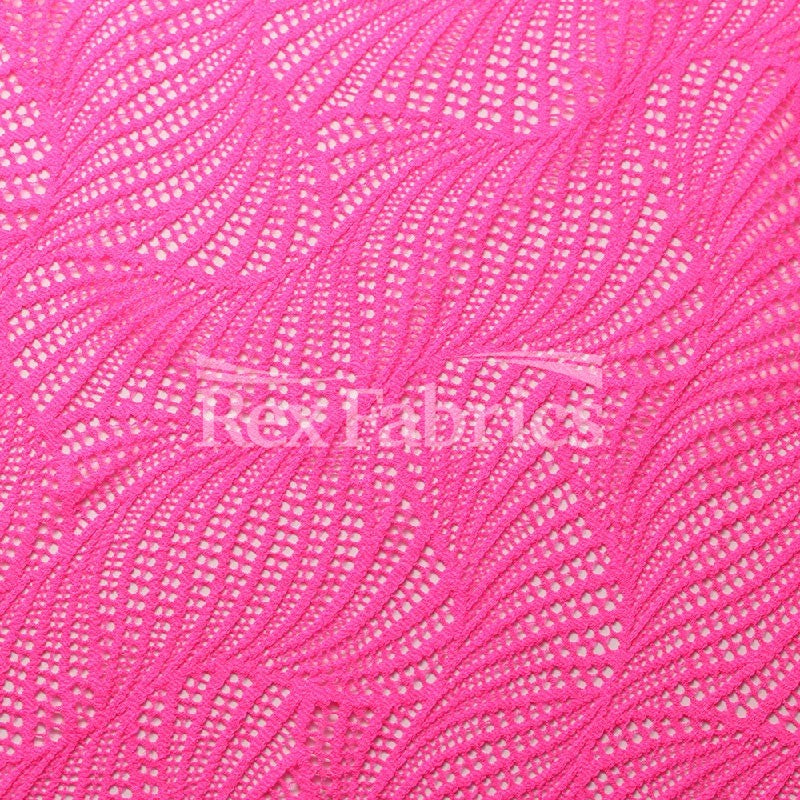 Twister-Lace-nylon-spandex-neon-pink-lace-fabric