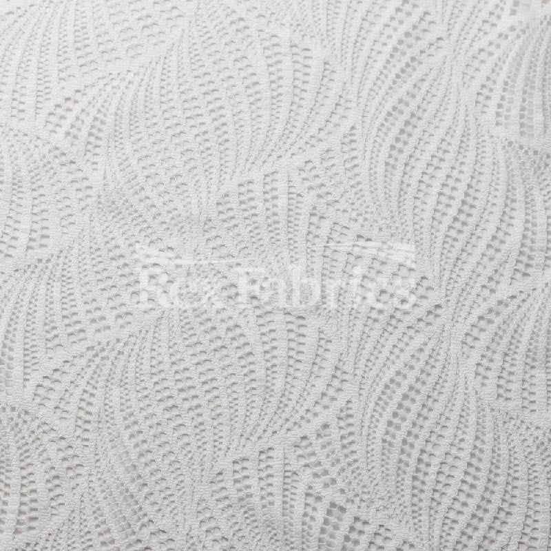 Twister Lace - 4-Way Stretch Nylon Spandex Lace in 6 Colorways fabric