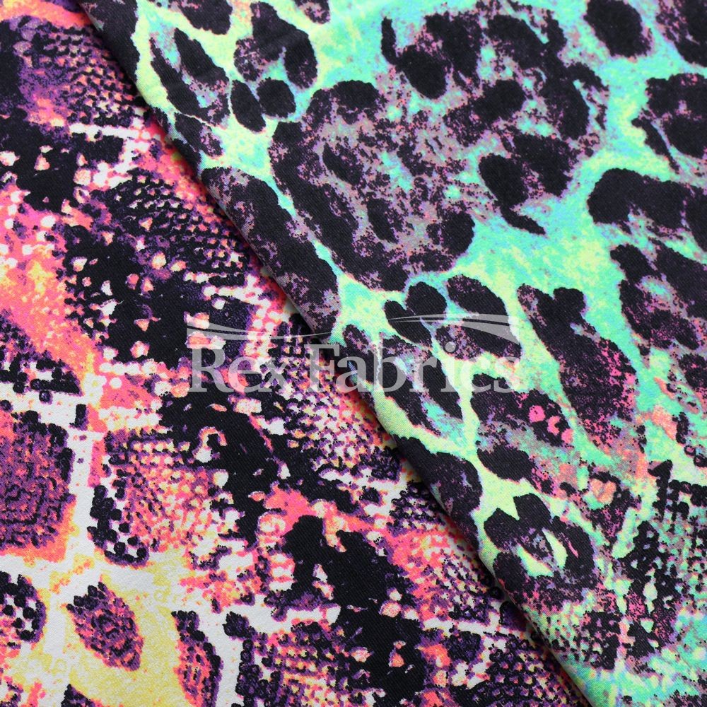 Animaze 4-Way Stretch Nylon Spandex Print fabric