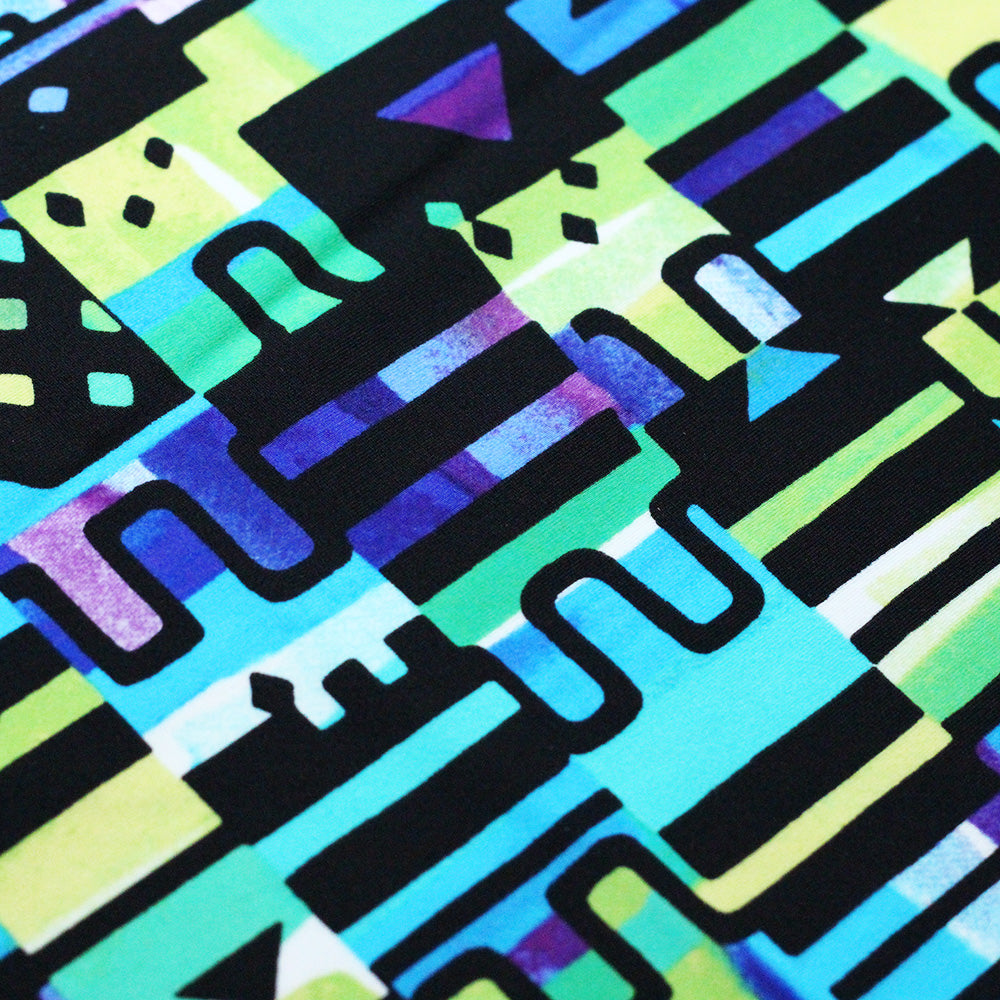 Afro Beat Printed Nylon Spandex fabric
