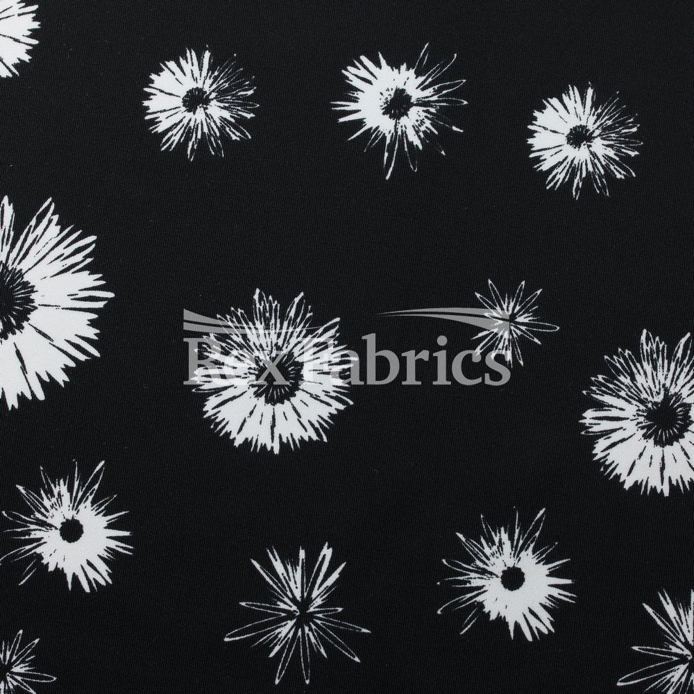 Daisy - 4-Way Stretch Nylon Spandex Print fabric