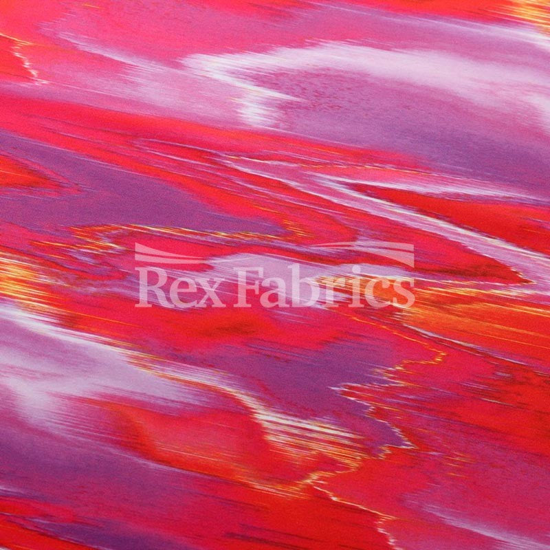 Digital Glitch 4-Way Stretch Poly Spandex Print fabric