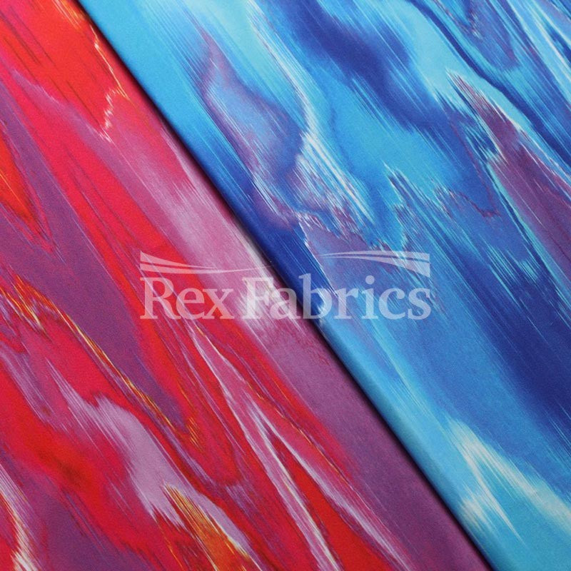 Digital Glitch 4-Way Stretch Poly Spandex Print fabric