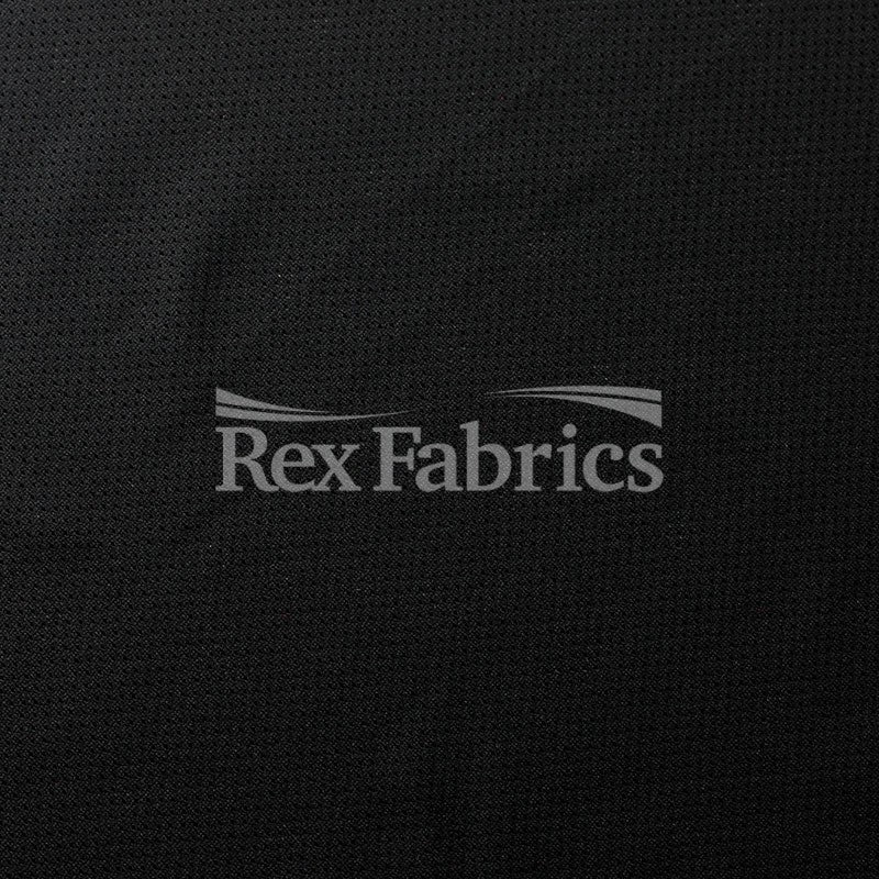 Easy Mesh White and Black 100% Poly Mesh fabric