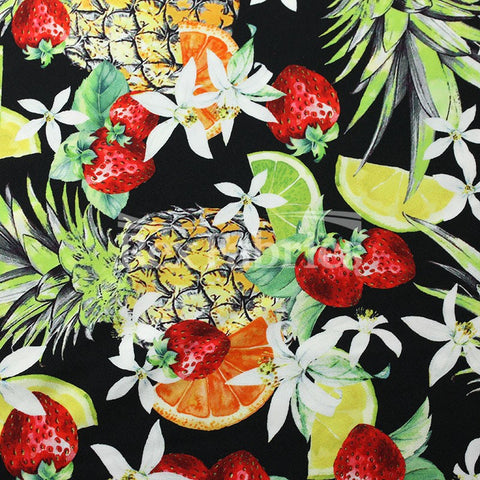 Fruit Cocktail - summer fruit pattern fabric