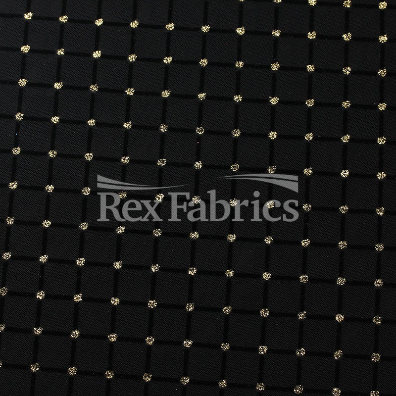 Glitter Diamond Mesh - Nylon Spandex Mesh fabric
