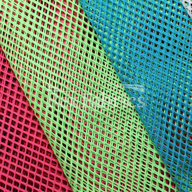 Lattice Mesh - 4-Way Stretch Poly Spandex Mesh in 6 Colorways fabric