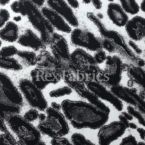 Leopard Skin - 4-Way Stretch animal printed fabric
