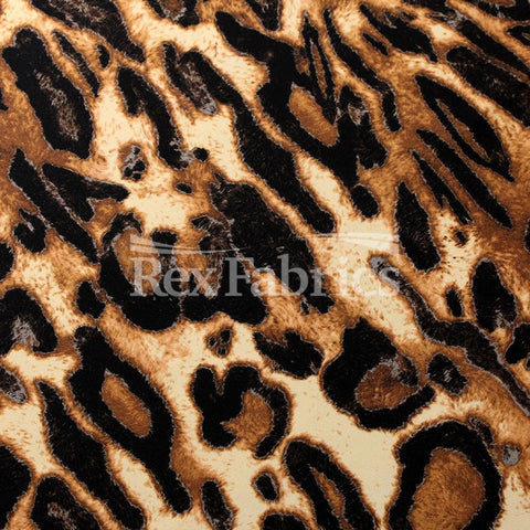 Leopard Skin - 4-Way Stretch animal printed fabric