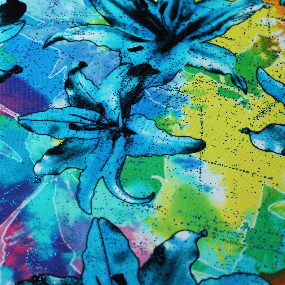 Neon Garden fabric