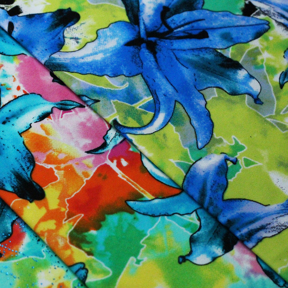 Neon Garden fabric