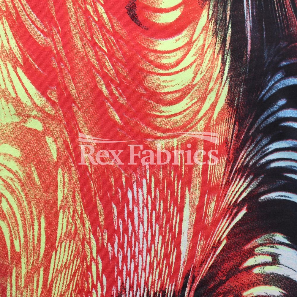 Pressure - 4-Way Stretch Textured Nylon Spandex Print fabric