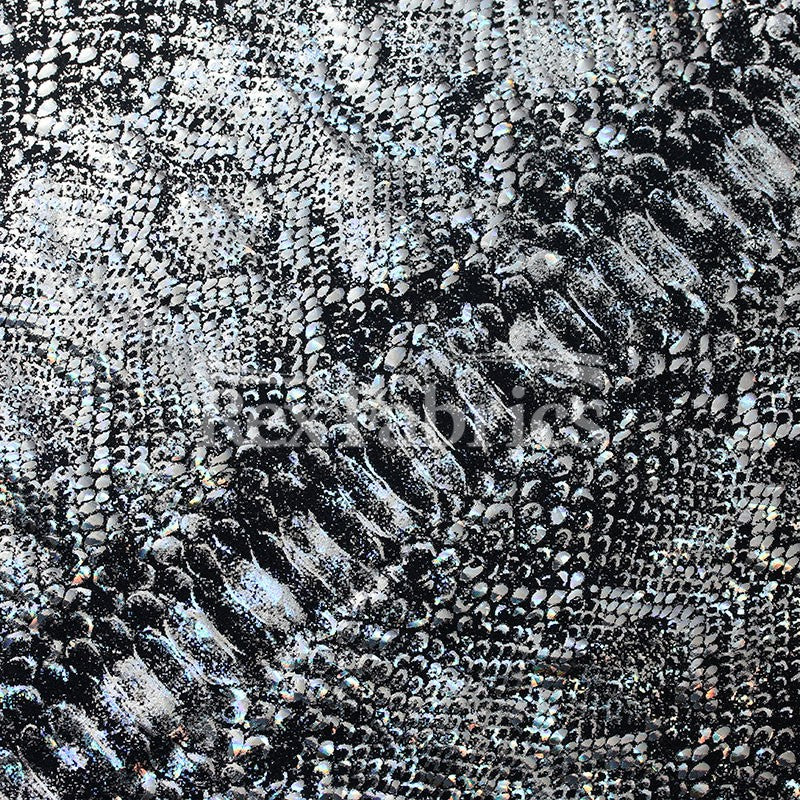 Python Holo - 4-Way Stretch Nylon Spandex Hologram fabric