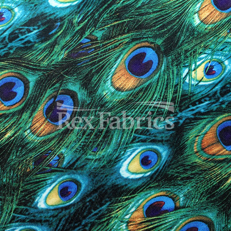 Simplicity Heather Prints - Peacock fabric