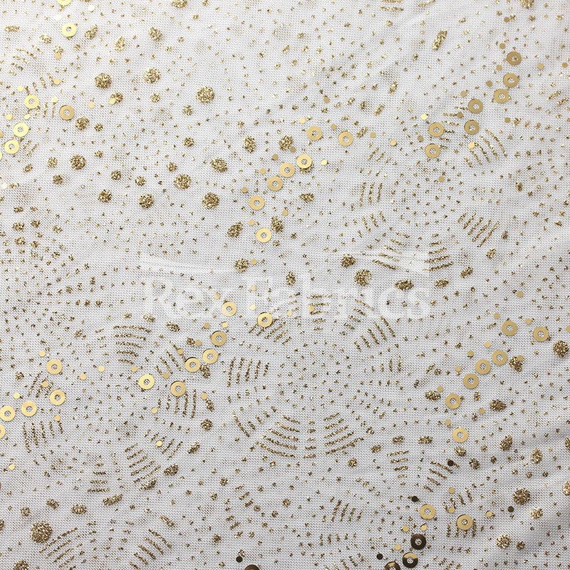 Spiral Foil Mesh - Poly Spandex Mesh in 5 Colorways - 120 GSM fabric