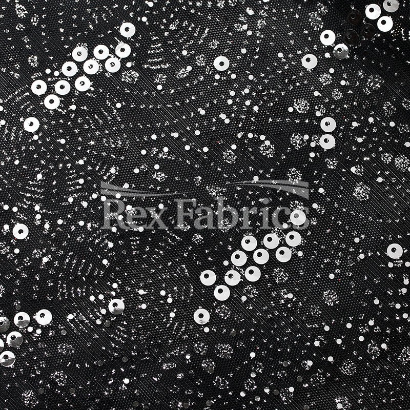 Spiral Foil Mesh - Poly Spandex Mesh in 5 Colorways - 120 GSM fabric