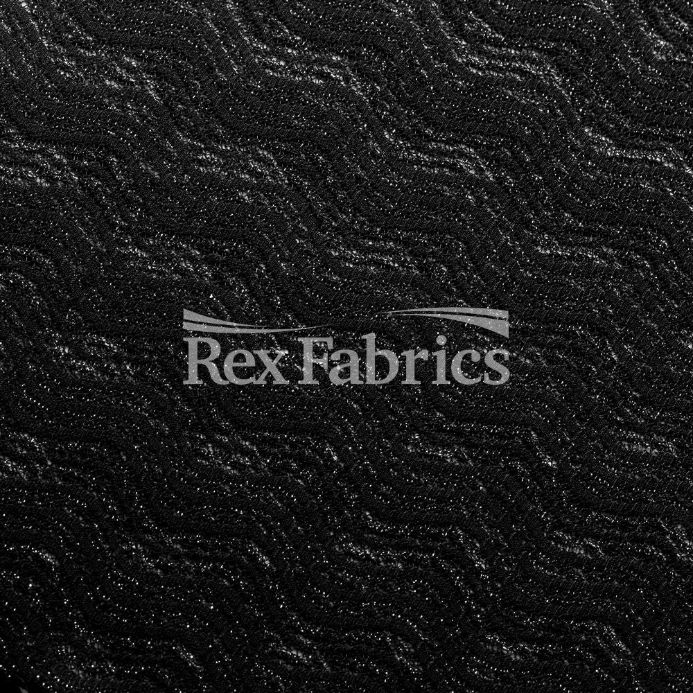 Wave Sheen Mesh Texture fabric